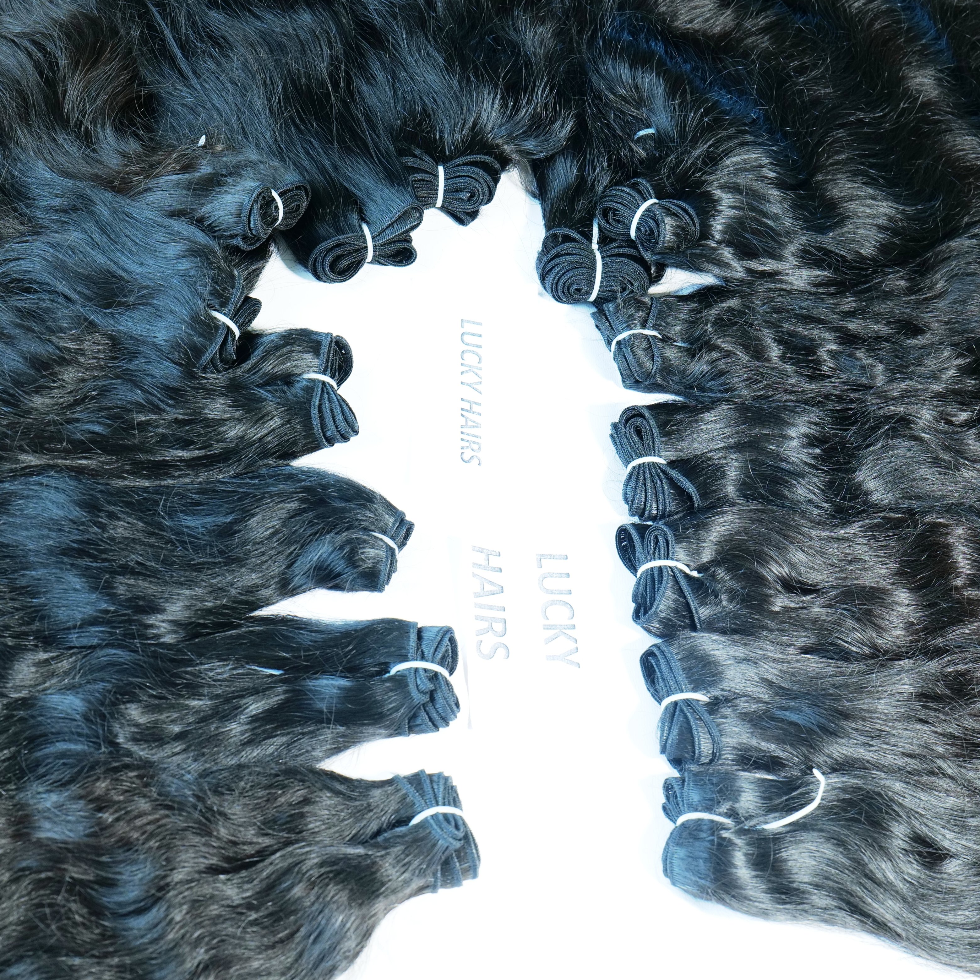 Raw Wavy natural Bundle Unprocessed Cuticle Aligned Virgin south indian Human Hair Extensions