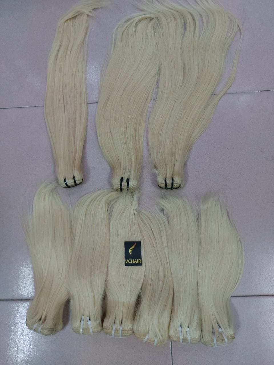 Light color 613 Blondle hair bundle the best HD lace closure frontal Vietnamese beauty products for women