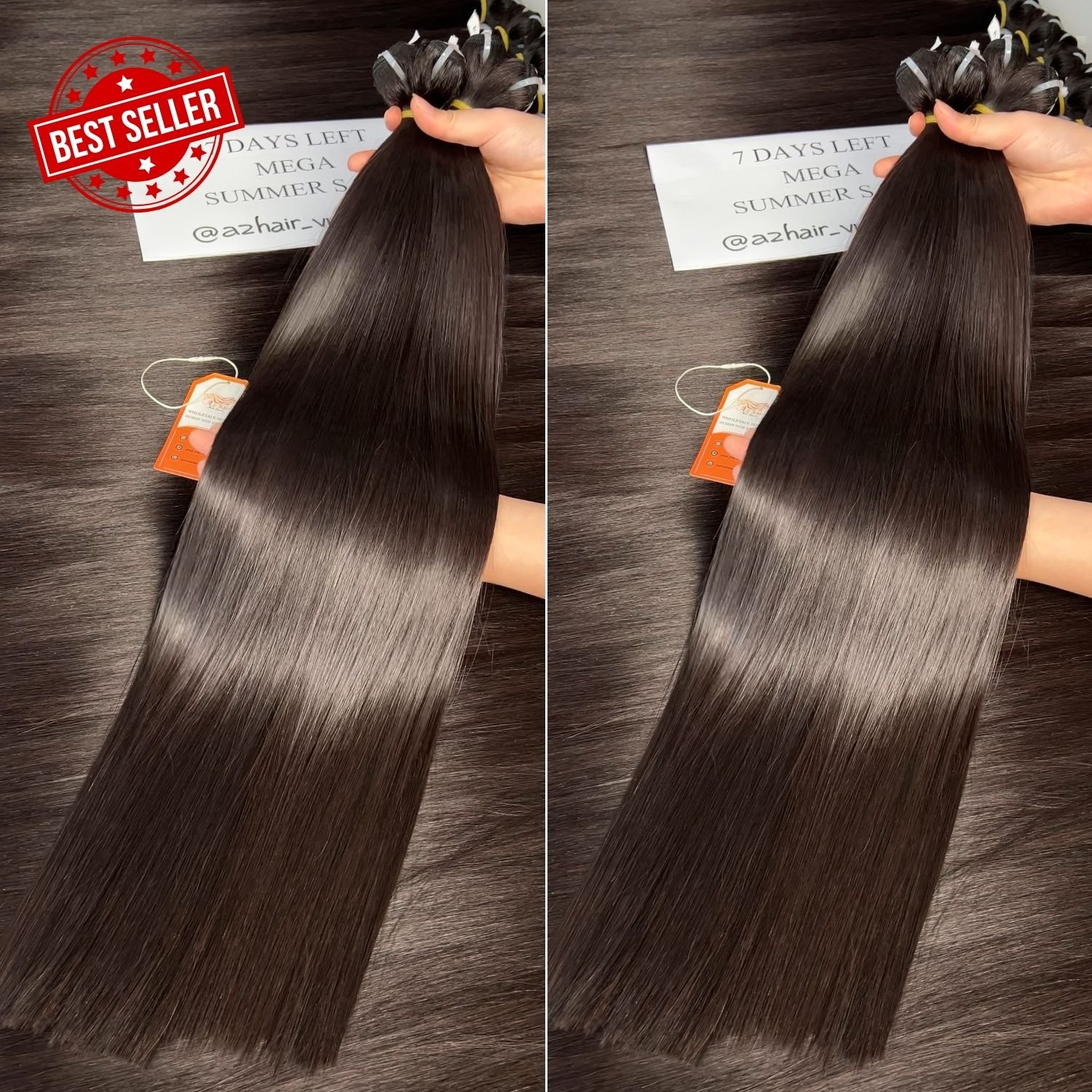 Best Seller Items Super Double Drawn Machine Straight Weft Bundles Natural Black Color 100% Raw Vietnamese Human Hair Extensions