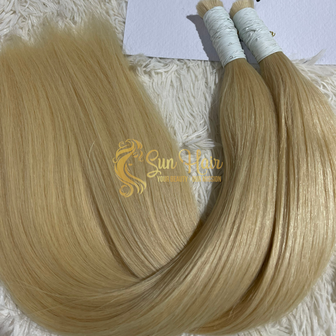 Hot Selling Bulk Straight Virgin Hair Extensions Color #22 Ash Cuticle Aligned Wigs 8 Inches Stretched Length Raw Vietnamese
