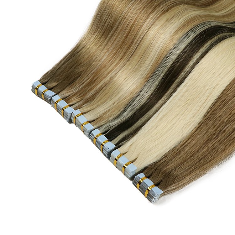 Wholesale Great Lengths Hair Extension Tape Double Drawn Bone Straight Tape in Hair Extensions 100 Human Hair