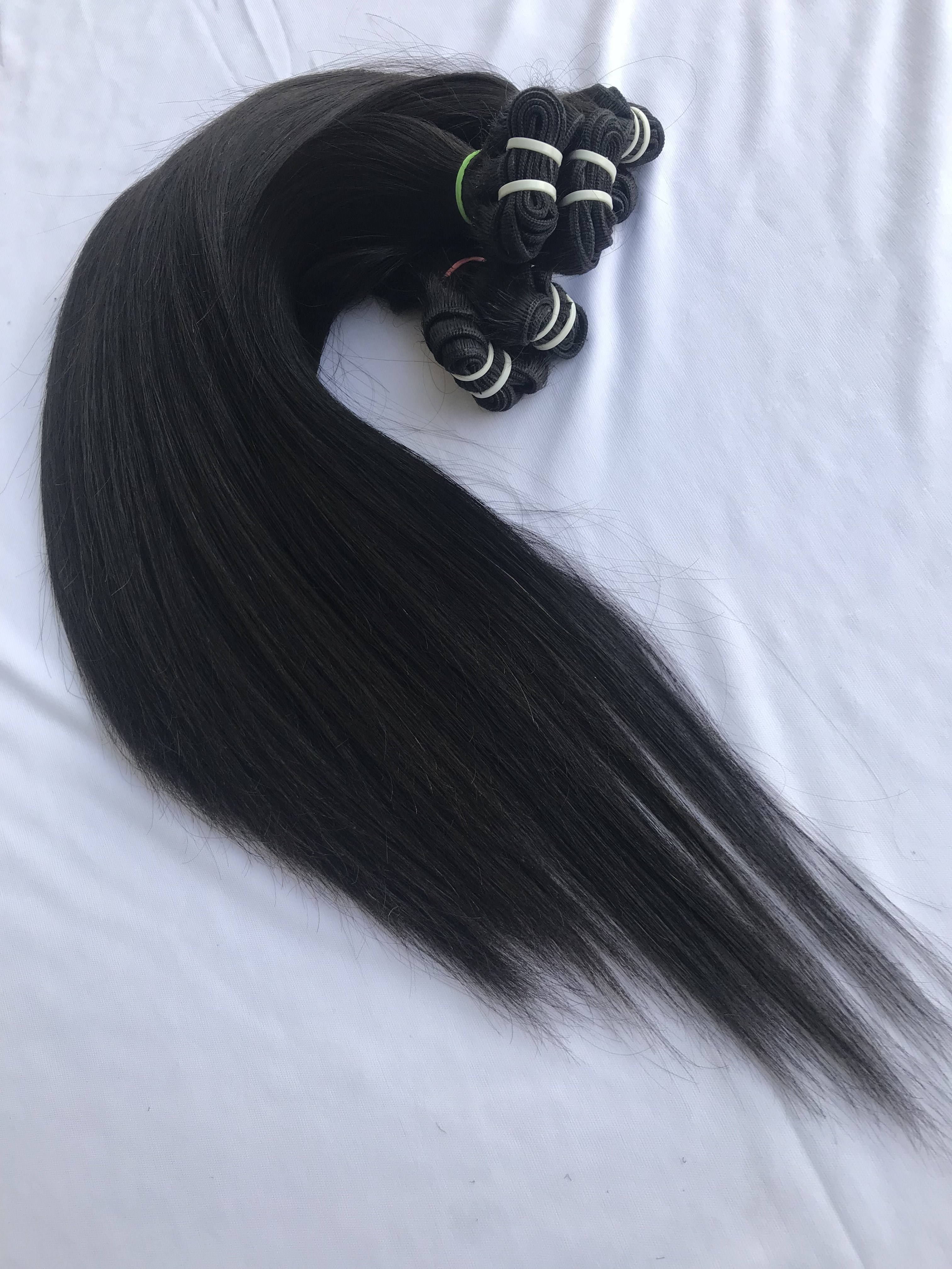 Good Quality Wholesale's Cuticle Aligned Straight Soft Single Donor Human Virgin Peruvian Unprocessed Hot Selling Bundles Hair's