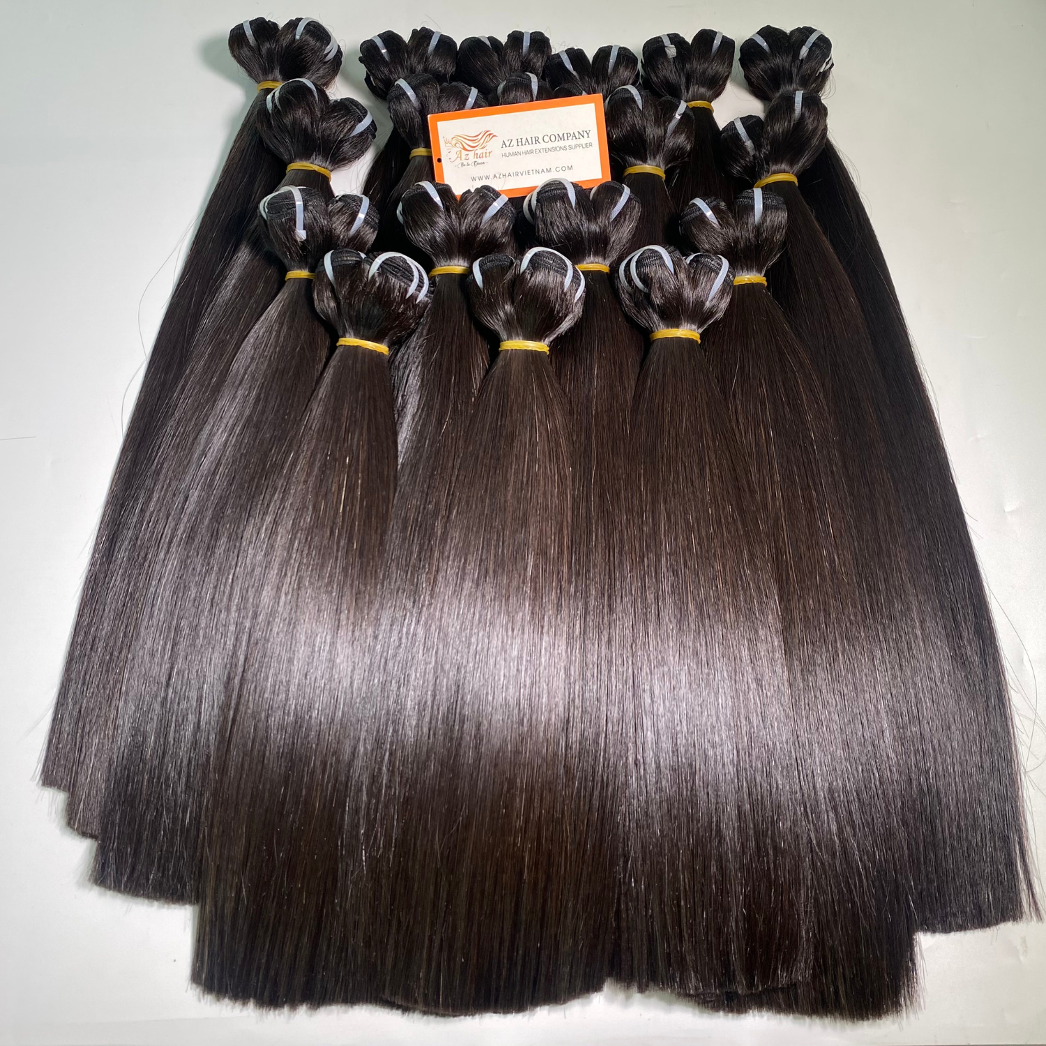 Top Wholesale 100% Raw Vietnamese Human Hair Wholesale Vendor Super Silky Bone Straight Machine Weft Hair Extensions