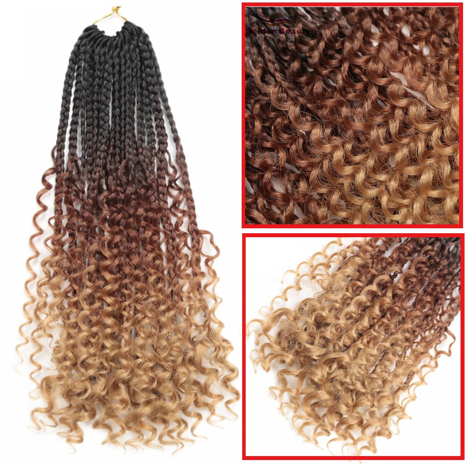Boho Goddess Box Braids Crochet Hair Bohemian Braids Braiding Hair
