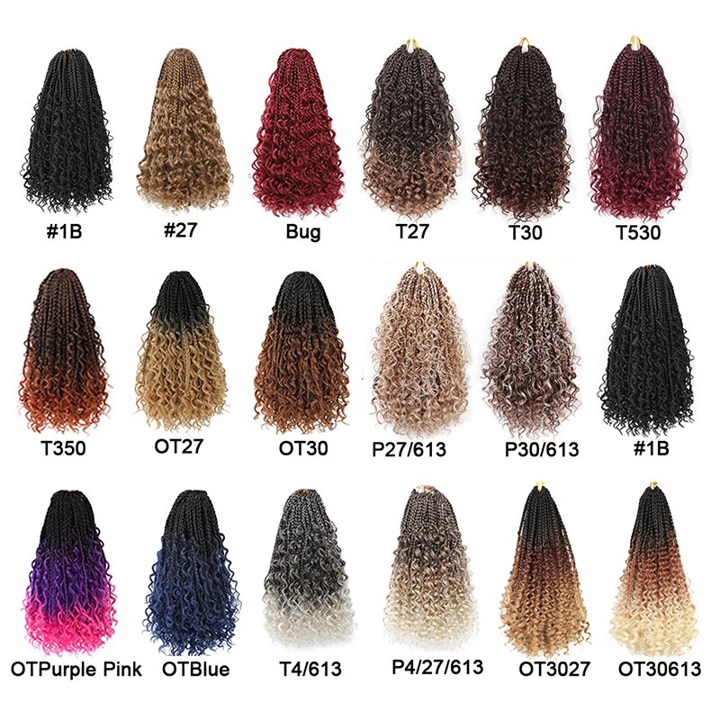 Boho Goddess Box Braids Crochet Hair Bohemian Braids Braiding Hair