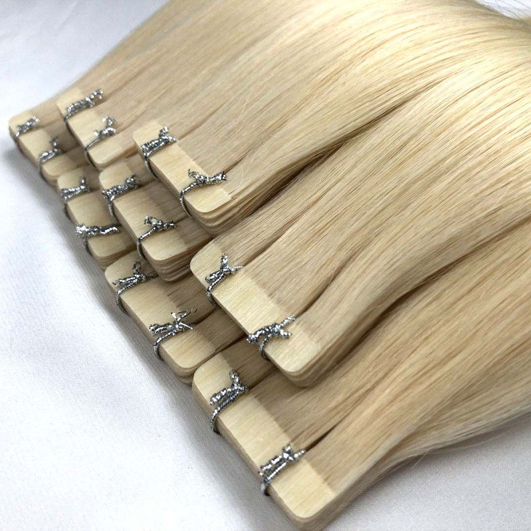 Ruikang Invisible Tape Hair Double Drawn Remy Skin Russian Indian Human Hair Extension