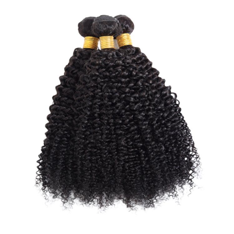Kinky Curly Hair 1/3/4 pc Natural Color 8-26 Inch Brazilian Curly Hair Weave Bundles Non Remy Human Hair Extensions