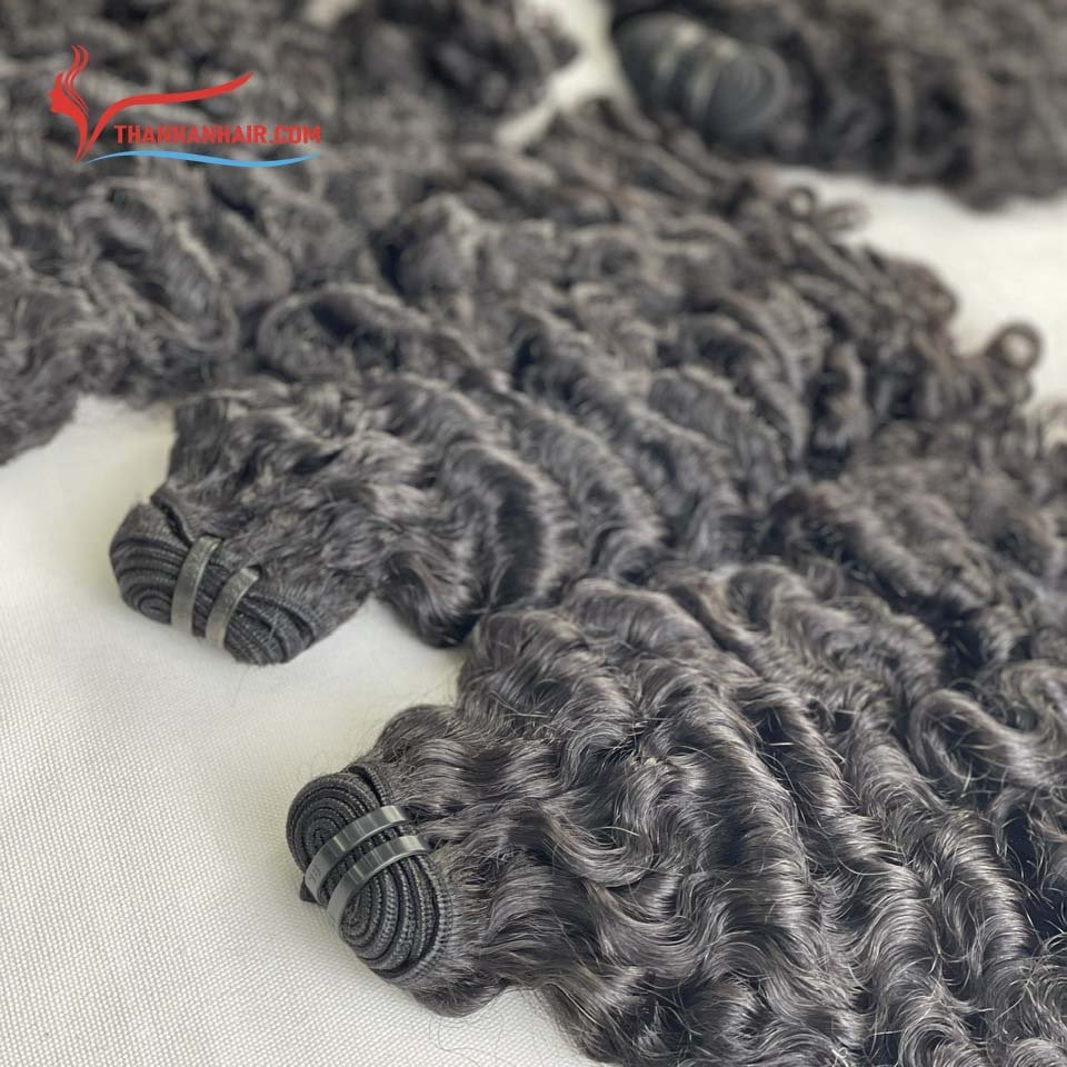 Free Sample Wholesale Raw Vietnamese human hair extension Raw Indian hair Burmese Curly hair Vendors