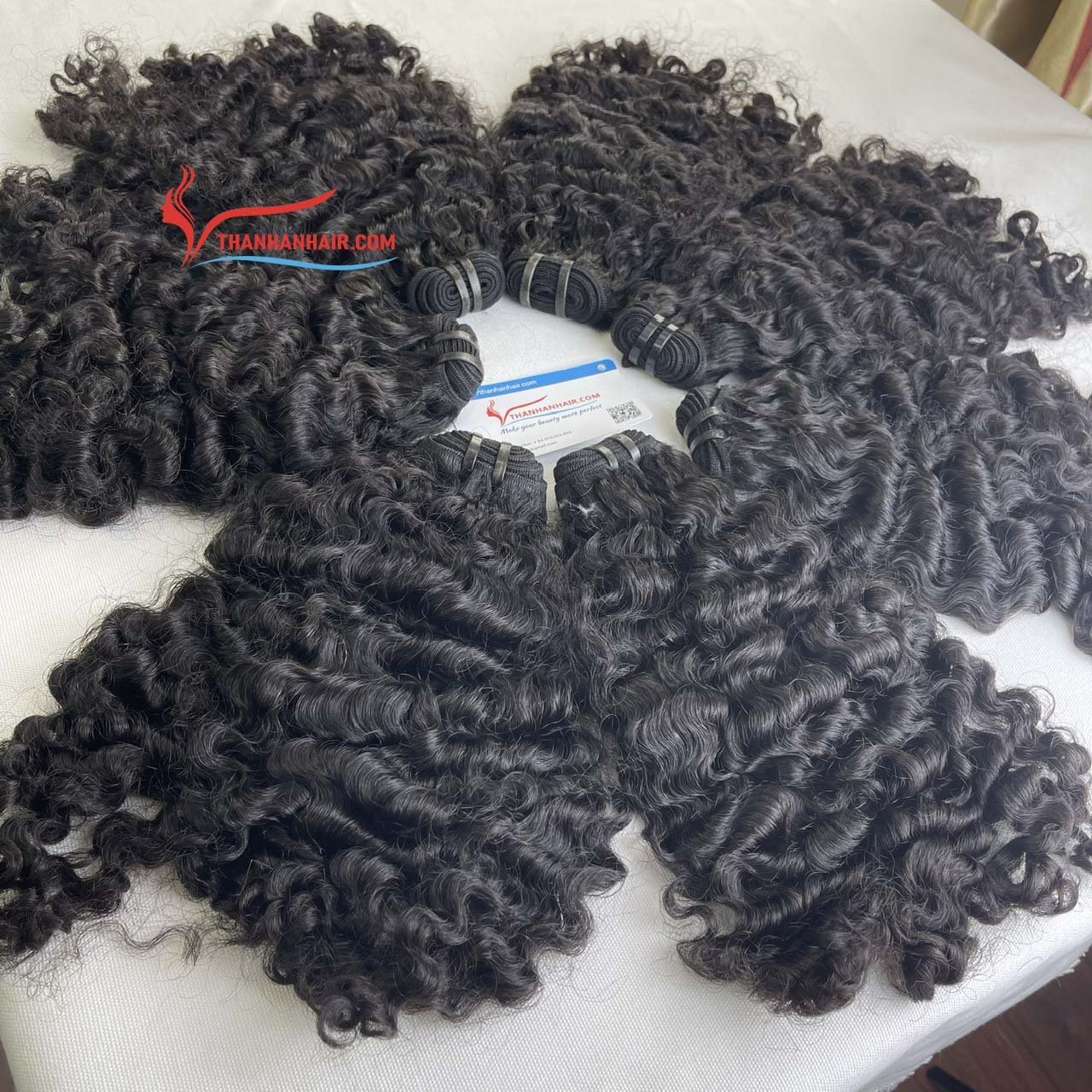 Free Sample Wholesale Raw Vietnamese human hair extension Raw Indian hair Burmese Curly hair Vendors
