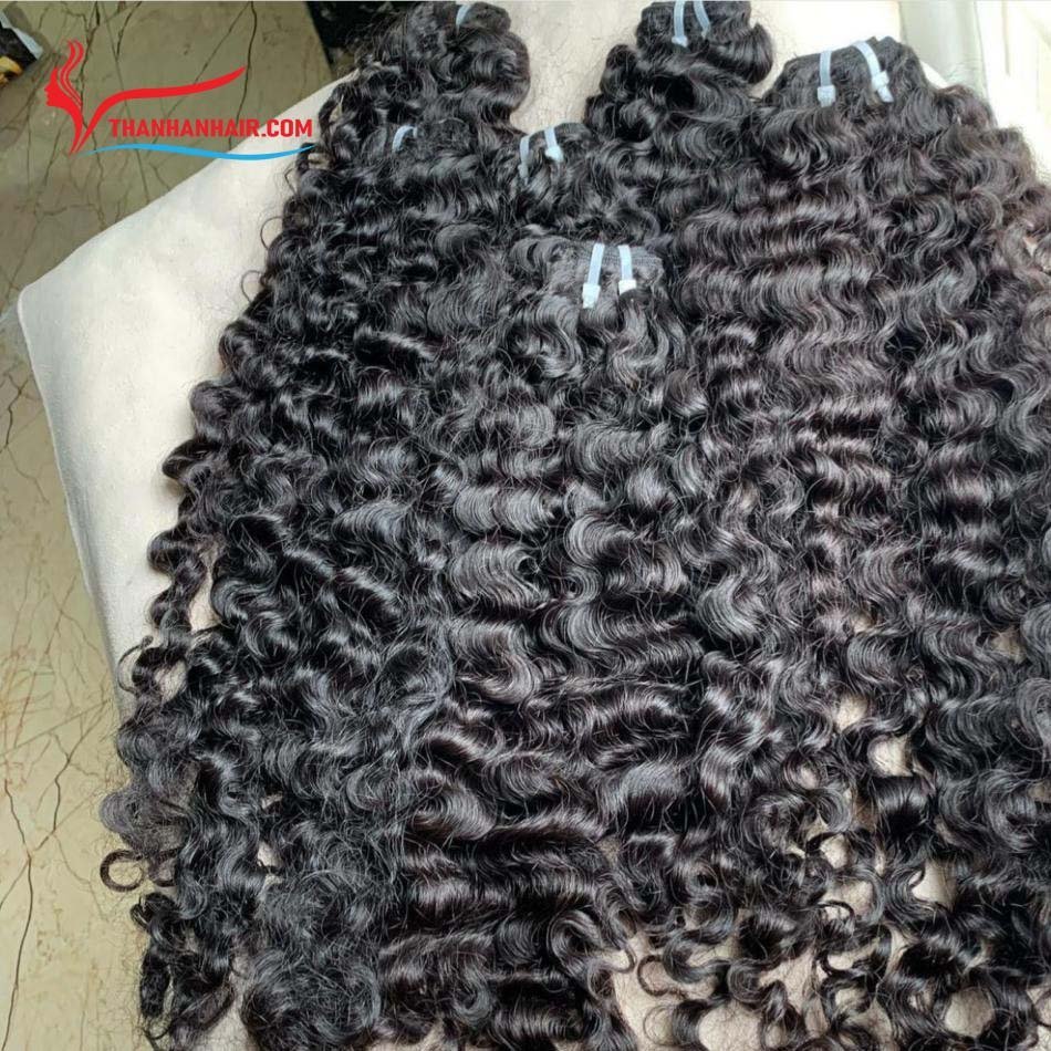 Free Sample Wholesale Raw Vietnamese human hair extension Raw Indian hair Burmese Curly hair Vendors