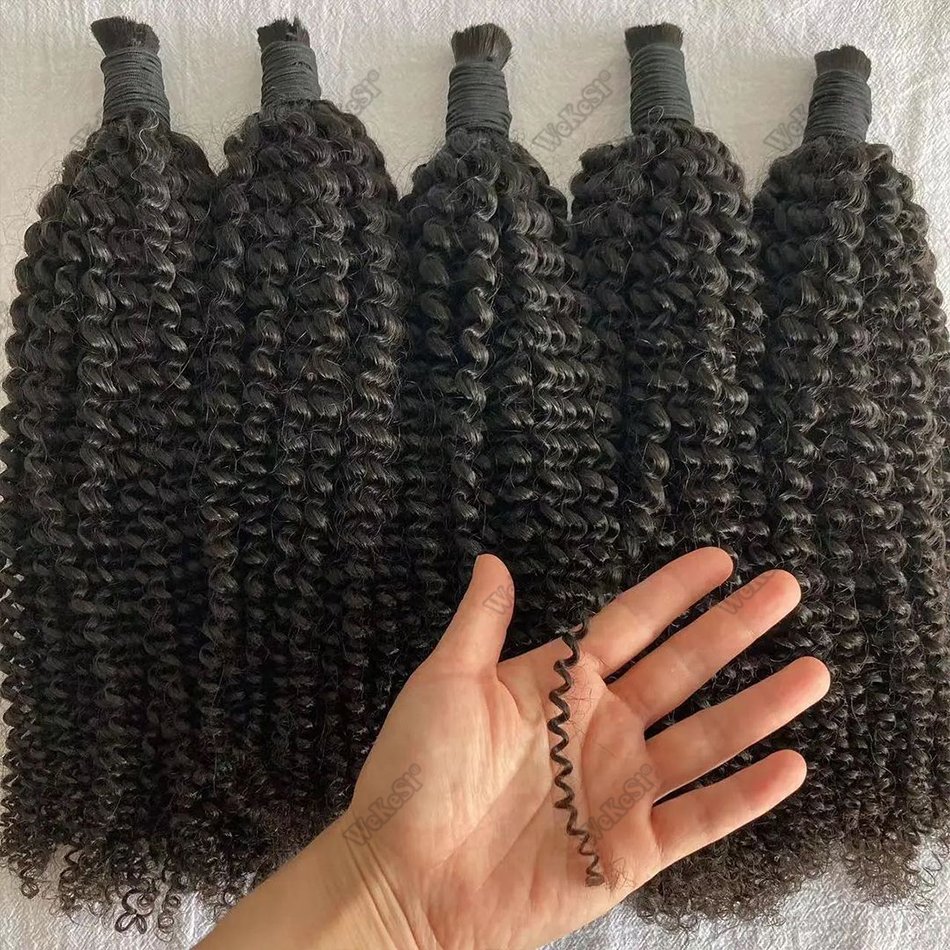 Raw Brazilian Bulk Human Hair For Braiding Wholesale Bulk Braiding Hair No Weft Braiding Human Hair Extensions