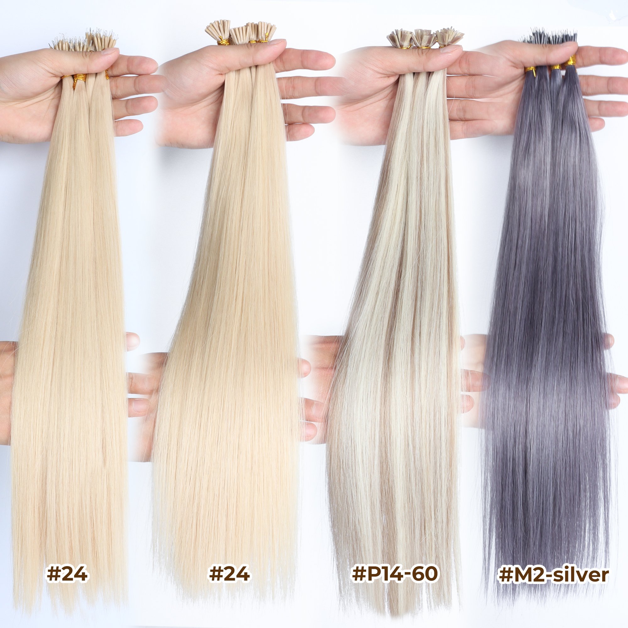 100 Percent Russian Nano Ring Wholesale Hair Extensions Remy Nano Tip Human Natural Hair