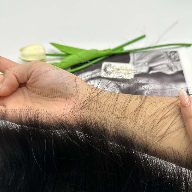 Best Seller Natural Straight Black Color 13x6 HD Frontal Lace 100% Vietnamese Human Hair Extensions By Sun Hair
