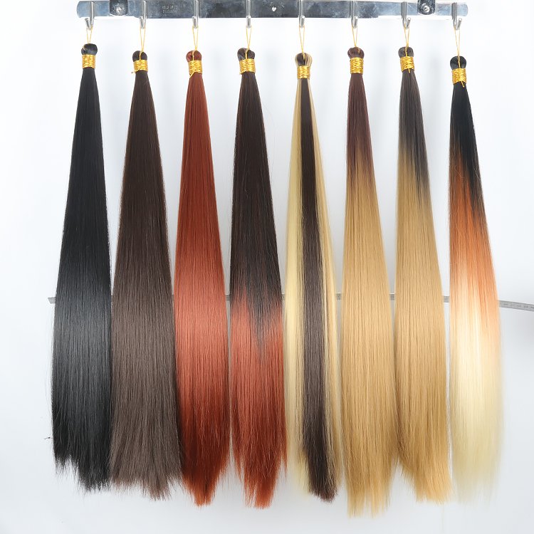 Julianna 150g Silky Bone Straight Braiding 22 Inches Synthetic Attachment For Braids Hair Extension Bone Straight Braiding Hair