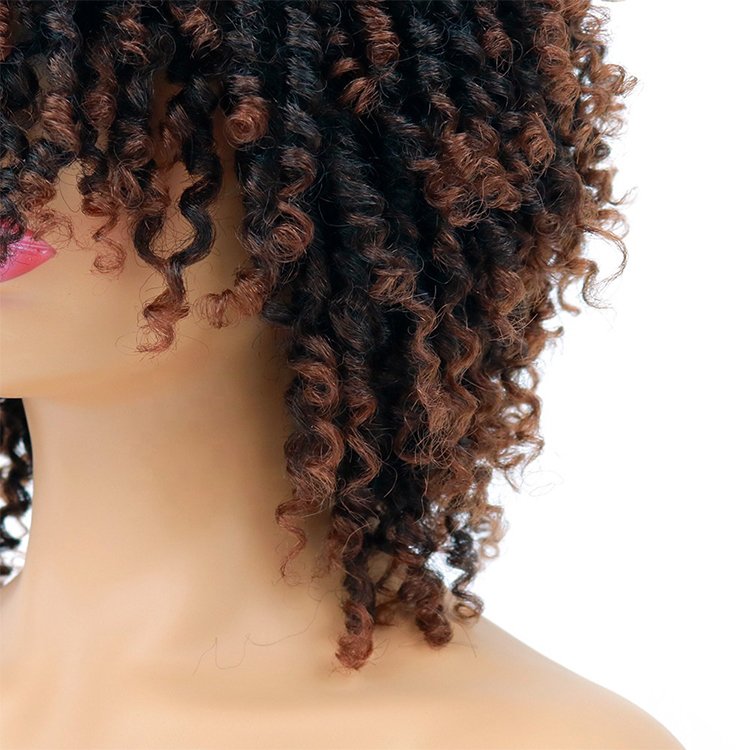 New Arrival 6 Inch Crochet Braids Dreadlocks for Short Twist Wigs for Black Women and Men Afro Curly Synthetic Dreadlock Wig