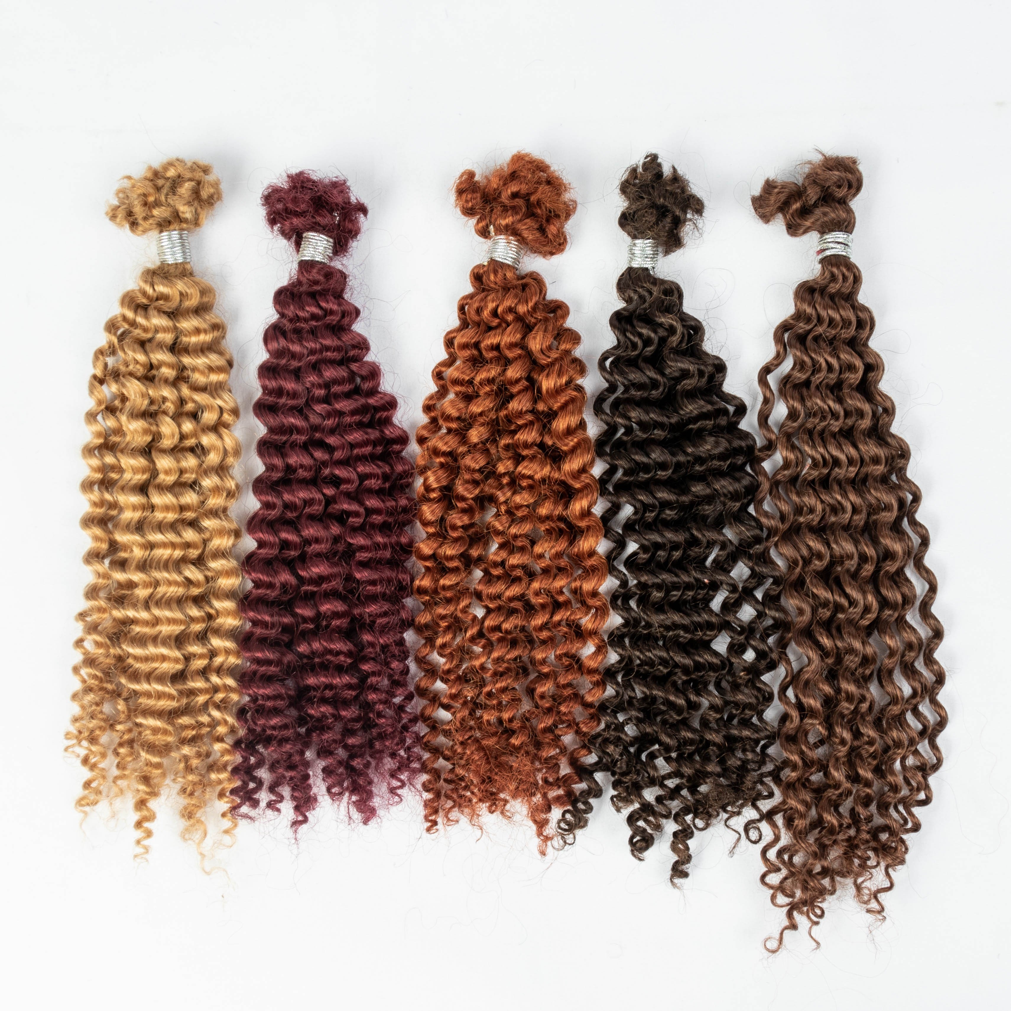 Hot Selling Dreadlocks Human Hair Bulk Hair Afro Kinky Curly Texture Braiding Hair Bulk