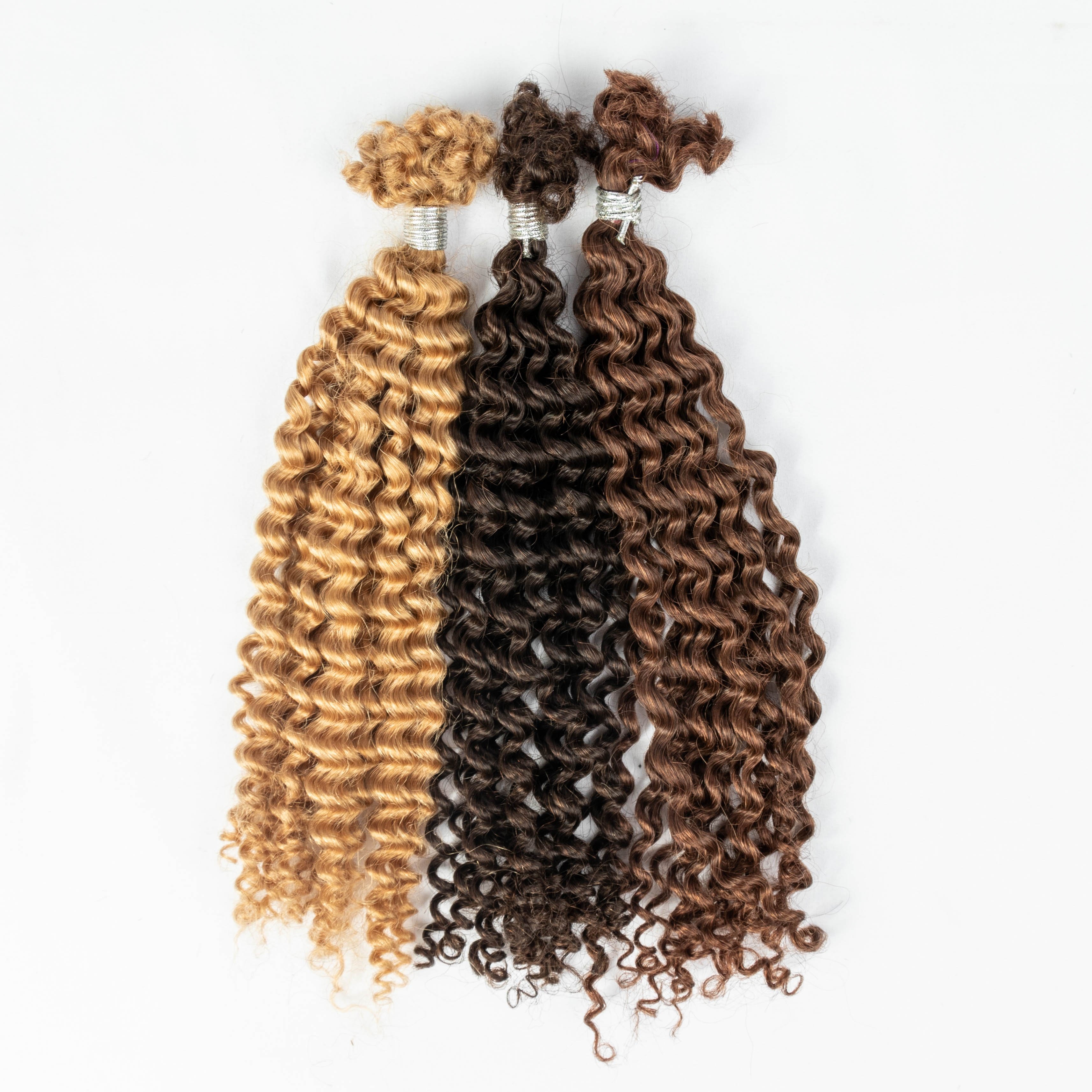 Hot Selling Dreadlocks Human Hair Bulk Hair Afro Kinky Curly Texture Braiding Hair Bulk