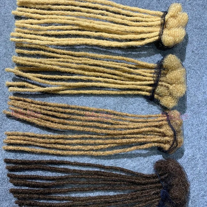 Raw Hair Afro Kinky Dreadlocks Braided Hair Extensions Human Hair Dreadlocks