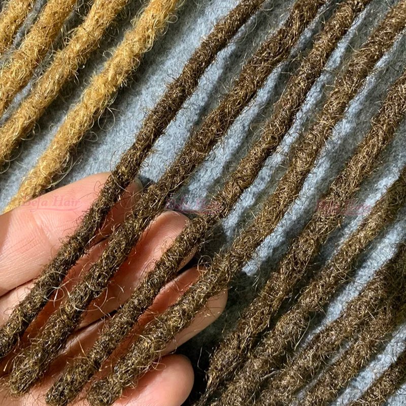Raw Hair Afro Kinky Dreadlocks Braided Hair Extensions Human Hair Dreadlocks