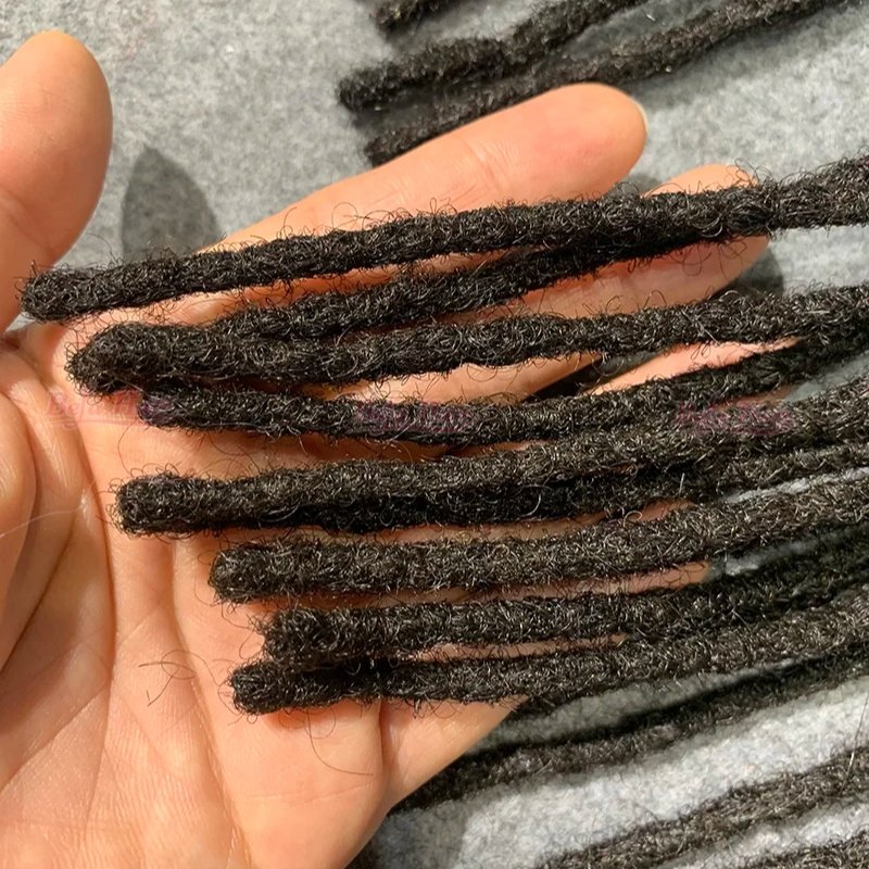 Raw Hair Afro Kinky Dreadlocks Braided Hair Extensions Human Hair Dreadlocks