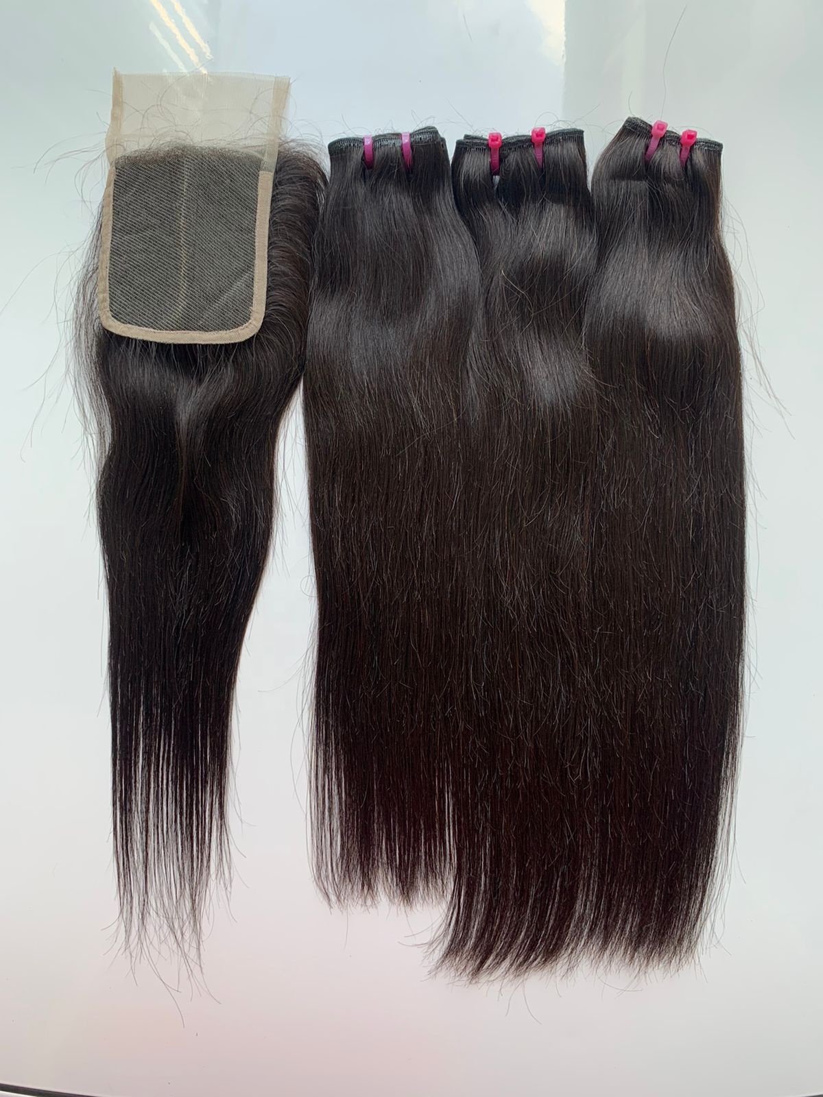 Export Quality 100% Virgin Brazilian hair Indian Temple Virgin Remy Hair 100%unprocessed Human Hair Extensions