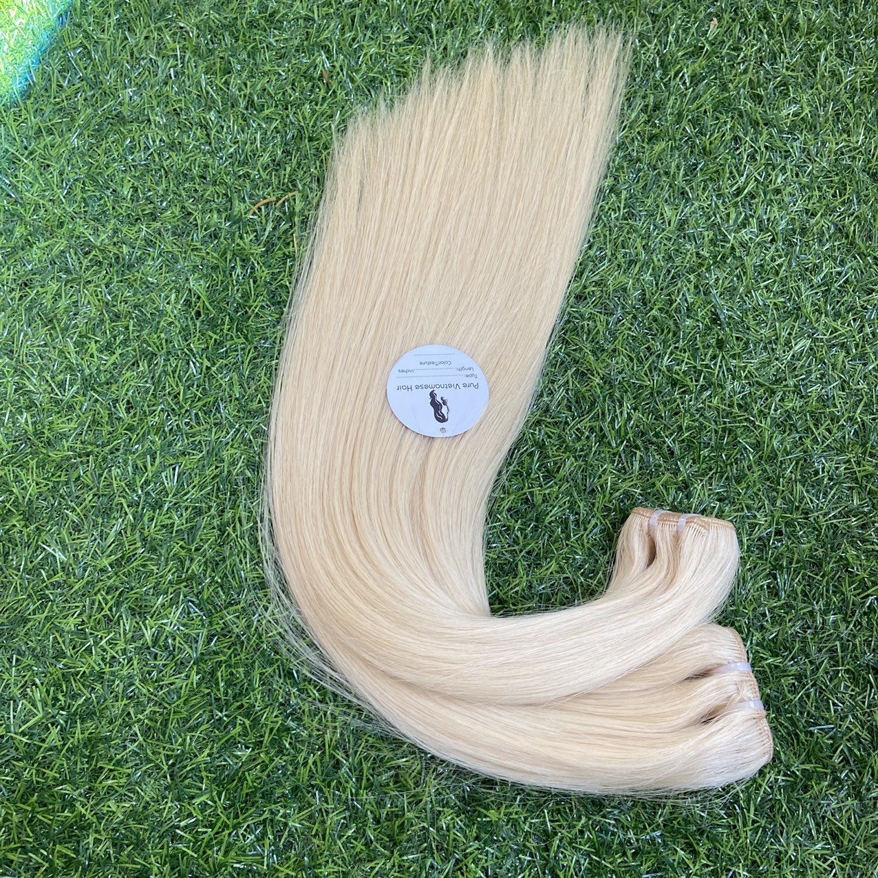 Bone Straight 100% Vietnamese Human Hair Extensions Fashion Colors-Red Light Color Weft Hair Closure 4x4 #60 Virgin Blonde