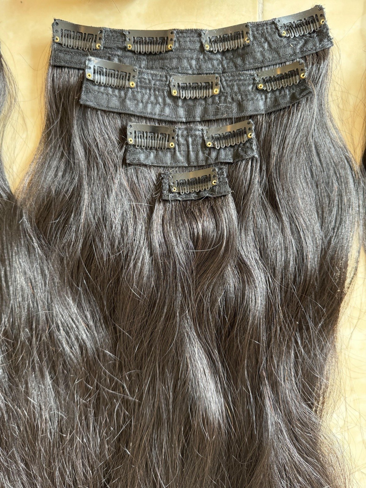 Cheap Clip Ins VietNamese Human Hair Extension Remy Raw Hair Natural Clip In Hair Extension
