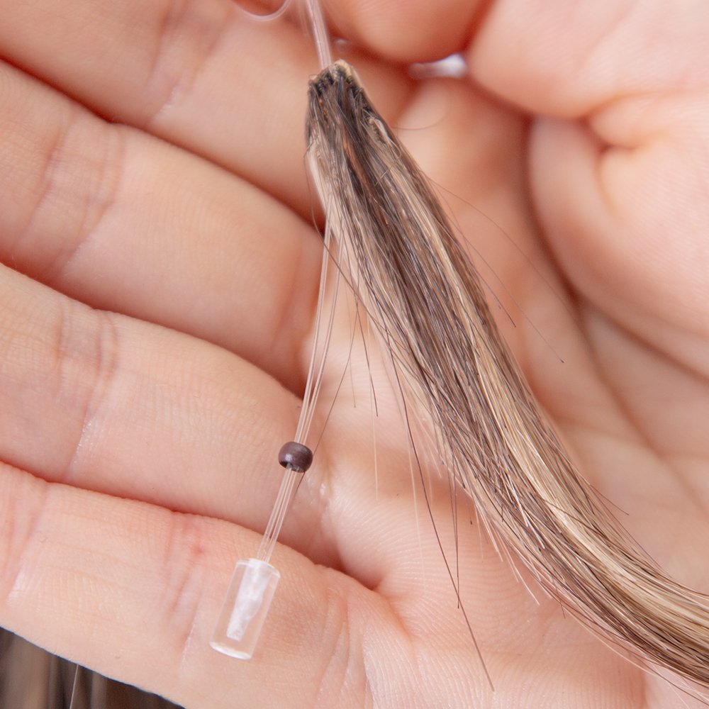 TopElles factory Wholesale H6 6d H3 Feather Hair Extensions good quality Virgin Human Hair h tips hair extensions for salon