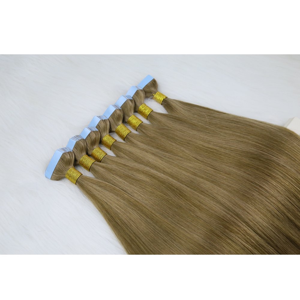 Highlight Piano Balayage Strong Adhesive Tape Double Drawn Invisible Skin Weft 100Remy Russian PU Tape ins Human Hair Extensions