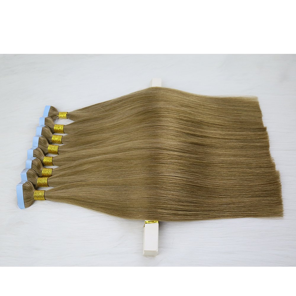 Highlight Piano Balayage Strong Adhesive Tape Double Drawn Invisible Skin Weft 100Remy Russian PU Tape ins Human Hair Extensions