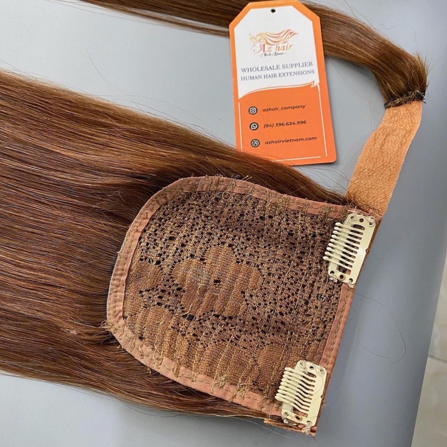High Fashion 2024 Ponytail Hair Extensions All Colors Full Lengths 100% Raw Vietnamese Human Hair Best Price