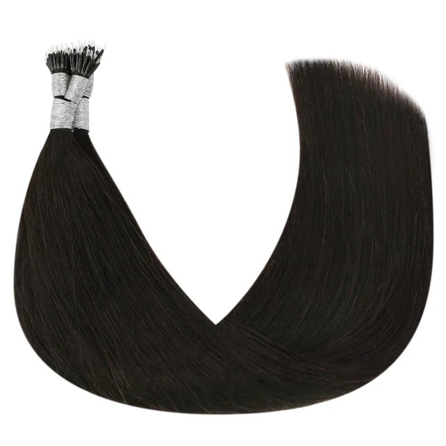Cheap Wholesale Remy Hair Supplier Keratin Hair Extensions Pure Raw Unprocessed Virgin Nano Tip Human Hair Extension