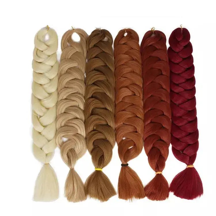 41inch 165g Jumbo Braids Hair Box Braids Multiple Tone/DiverseLong Yaki Ombre High Temperature Synthetic Braiding Hair