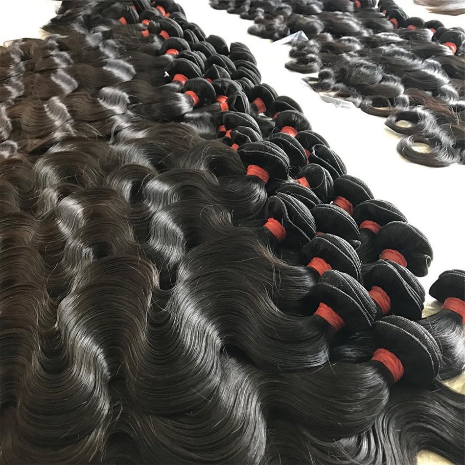 Cheap Body Wave Bundles Unprocessed Raw Indian Human Hair Bundles from India Vendor Cuticle Aligned Human Hair Extension & Wigs