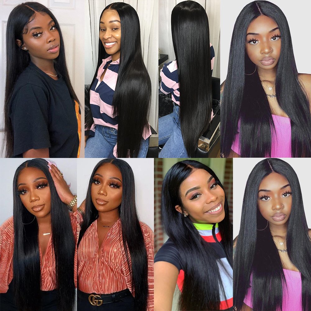 Bone Cut Straight Human Hair Bundle with hd Closures and Frontal, Large stock double drawn Best Quality Filipino Hair Raw Virgin