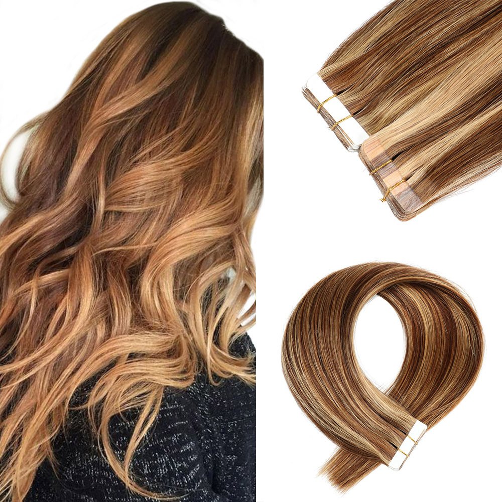 Low Price for Bulk Order High Quality Natural Remy Tape In Hair Extension Remy Cuticle Human Hair Tape Hair Extension