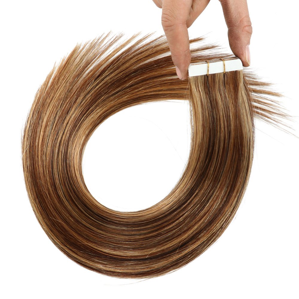 Low Price for Bulk Order High Quality Natural Remy Tape In Hair Extension Remy Cuticle Human Hair Tape Hair Extension
