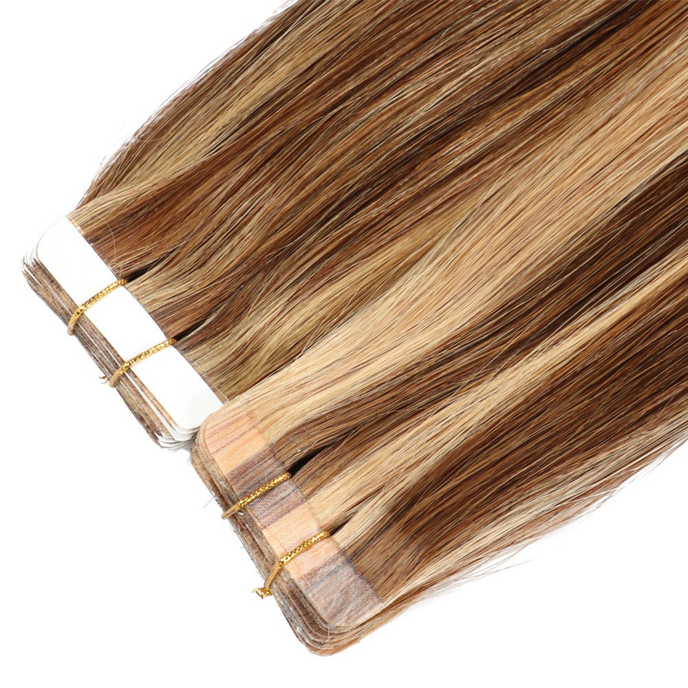 Low Price for Bulk Order High Quality Natural Remy Tape In Hair Extension Remy Cuticle Human Hair Tape Hair Extension