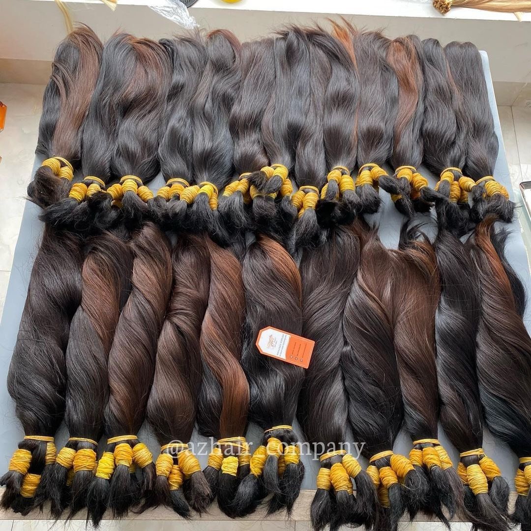 One Donor Raw Unprocessed Human Hair 100% Vietnamese Highest Quality Bulk Hair Extensions Best Quality Wholesale Price