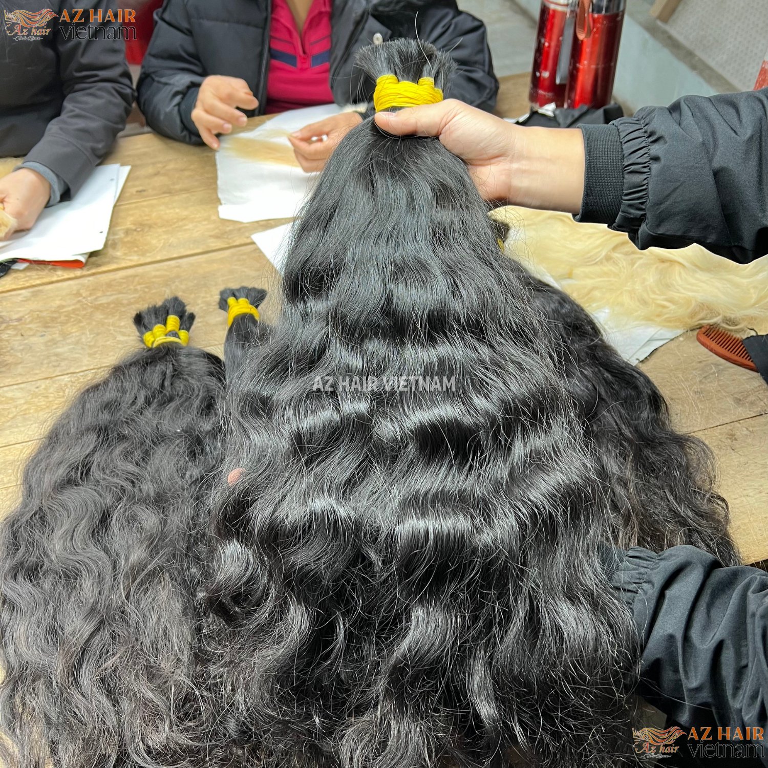 One Donor Raw Unprocessed Human Hair 100% Vietnamese Highest Quality Bulk Hair Extensions Best Quality Wholesale Price