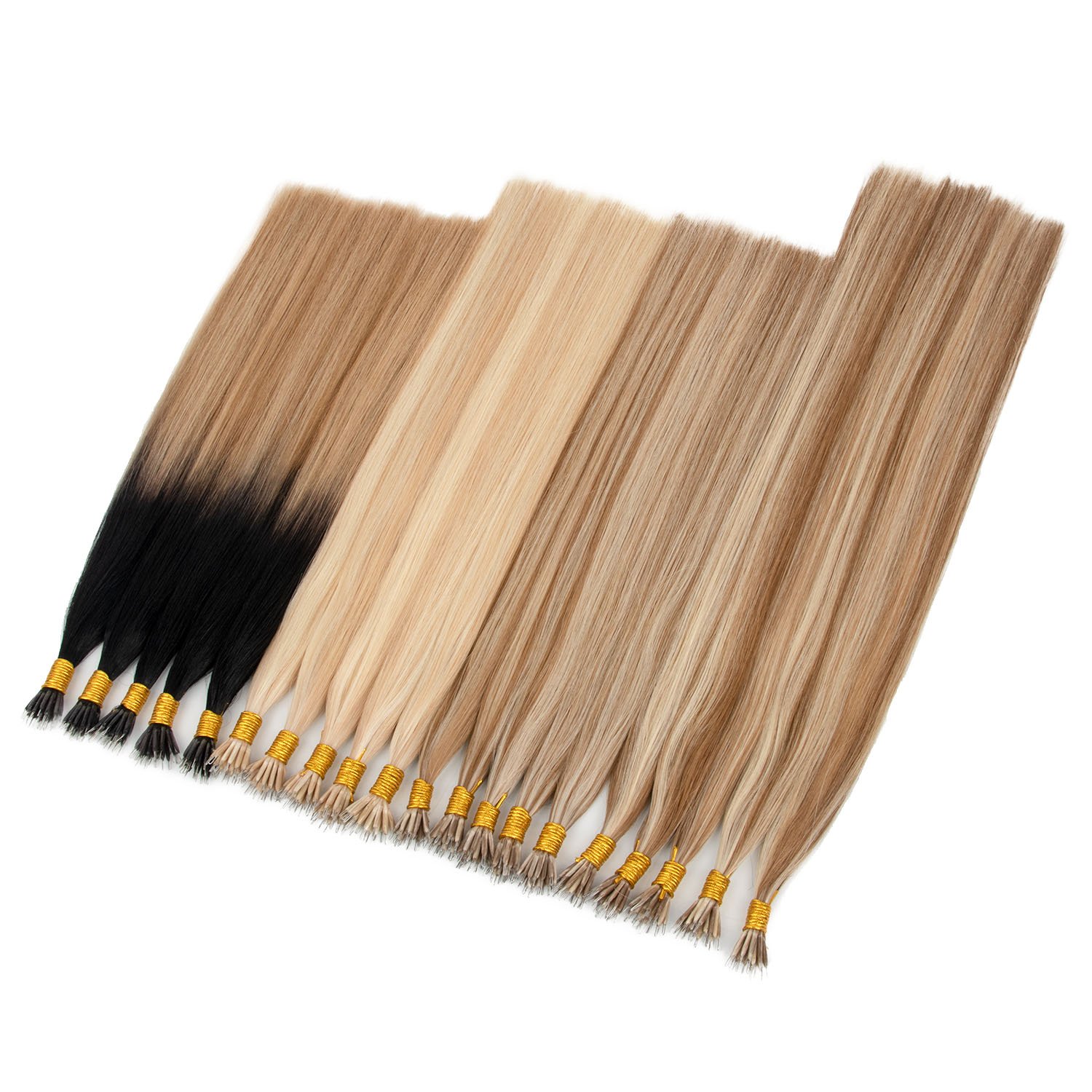 Wholesale Double Drawn Micro Remy Russian Nano Ring Hair Extension Nano Ring Human Hair Extensions