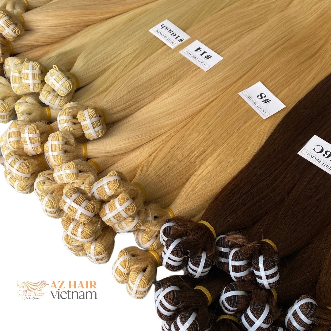 100% Raw Vietnamese Hair Extensions Weft Bone Straight Virgin Full Cuticle Aligned Hair Fast Shipping