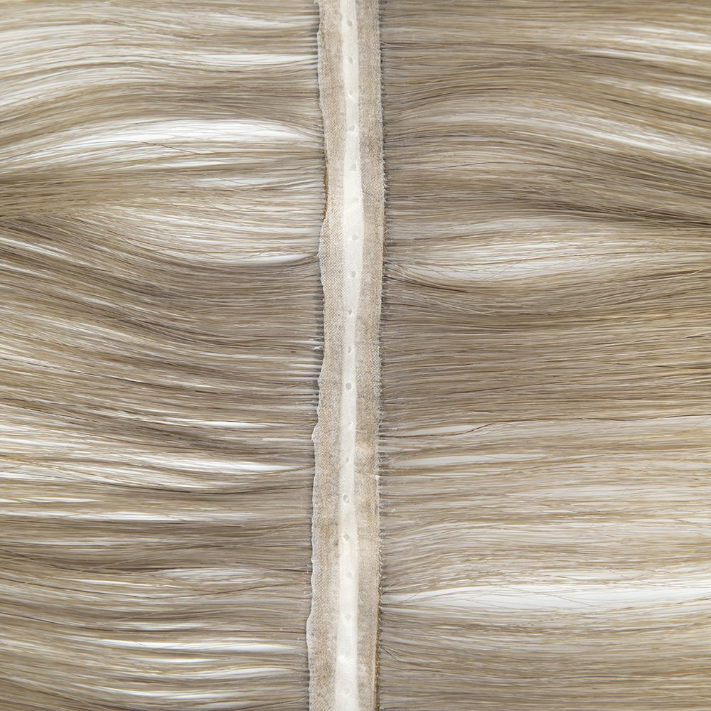 2024 New Trend Invisible Genius Hole Weft 100% Cuticle Aligned Seamless Virgin Human Hair Extensions Chinese Hair Free Shedding