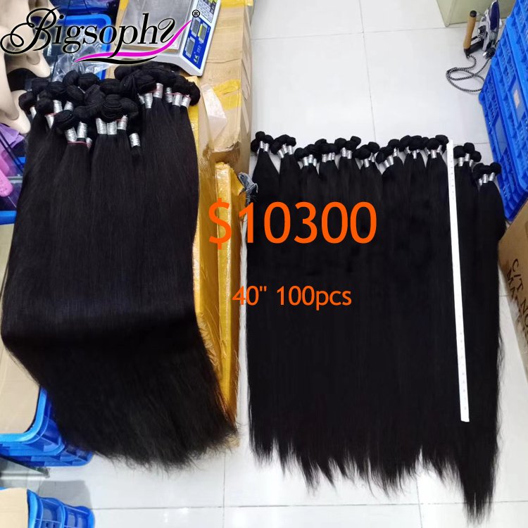 Wholesale 40 Inch Human Hair Vendor Brazilian Bundles,12A Grade Brazilian Hair Cuticle Aligned Virgin Raw Silky Straight Weave
