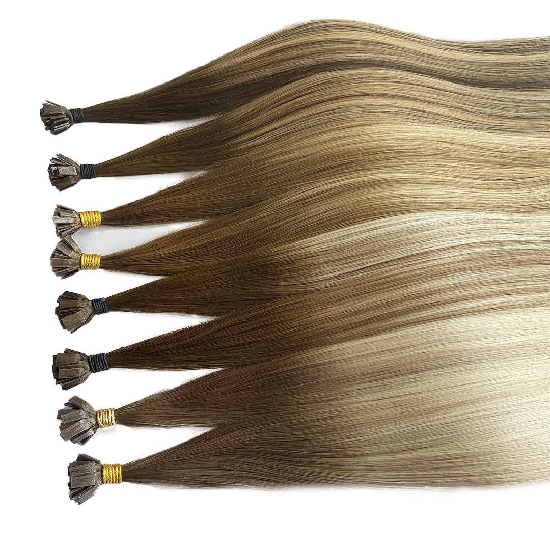 Factory Wholesale Double Drawn European Virgin Cuticle Remy Keratin Tip Human Hair Extensions K Tip Hair