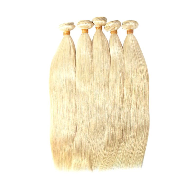 Wholesale colorful color 100% brazilian human hair extensions 42 38 36 34 32 30 40 inches long blonde 613 virgin hair bundles