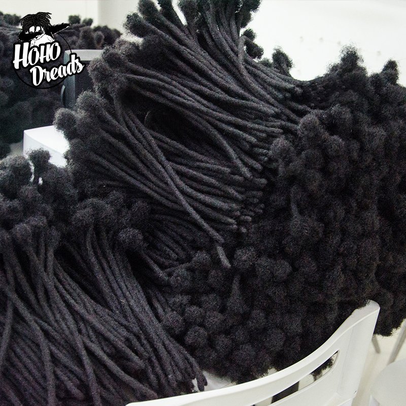 HohoDreads Extension De Cheveux Naturels Pour Dreads Locks Naturel Dread Lock Hummaines