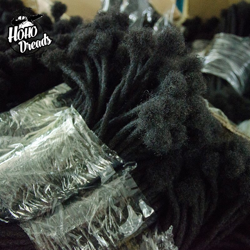 HohoDreads Extension De Cheveux Naturels Pour Dreads Locks Naturel Dread Lock Hummaines