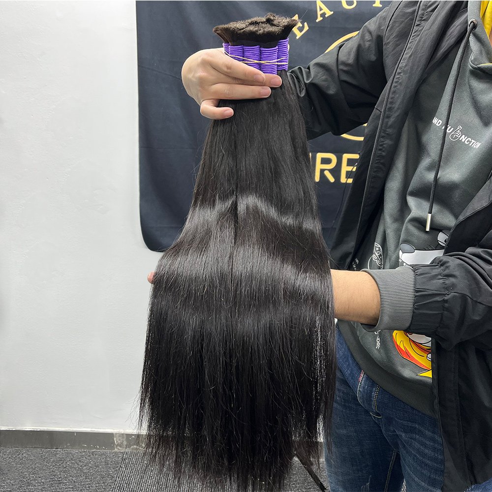 To Brazil 100% Human Natural Cuticle Aligned Virgin Hair Brazilian Human Hair Extensions 10A Grade Cabelo Humano