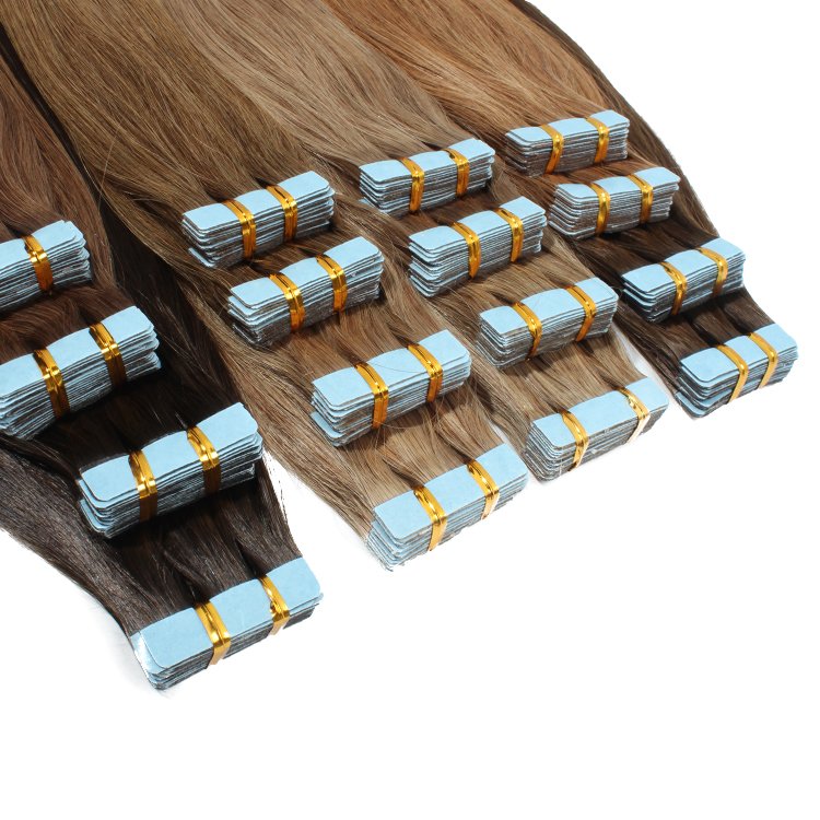 New arrival tape in hair extensions 100% human hair,raw tape in extensions remy,tape in human hair tape in extensions